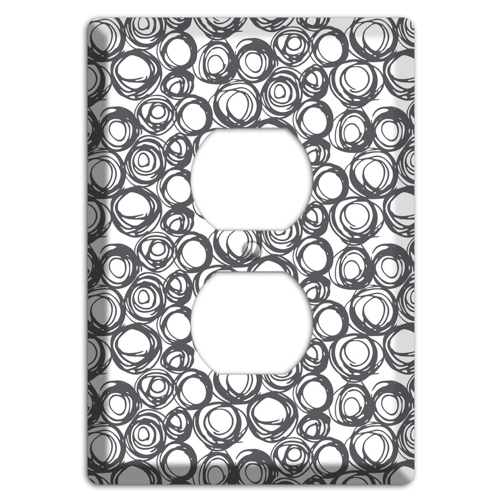 Abstract 24 Duplex Outlet Wallplate