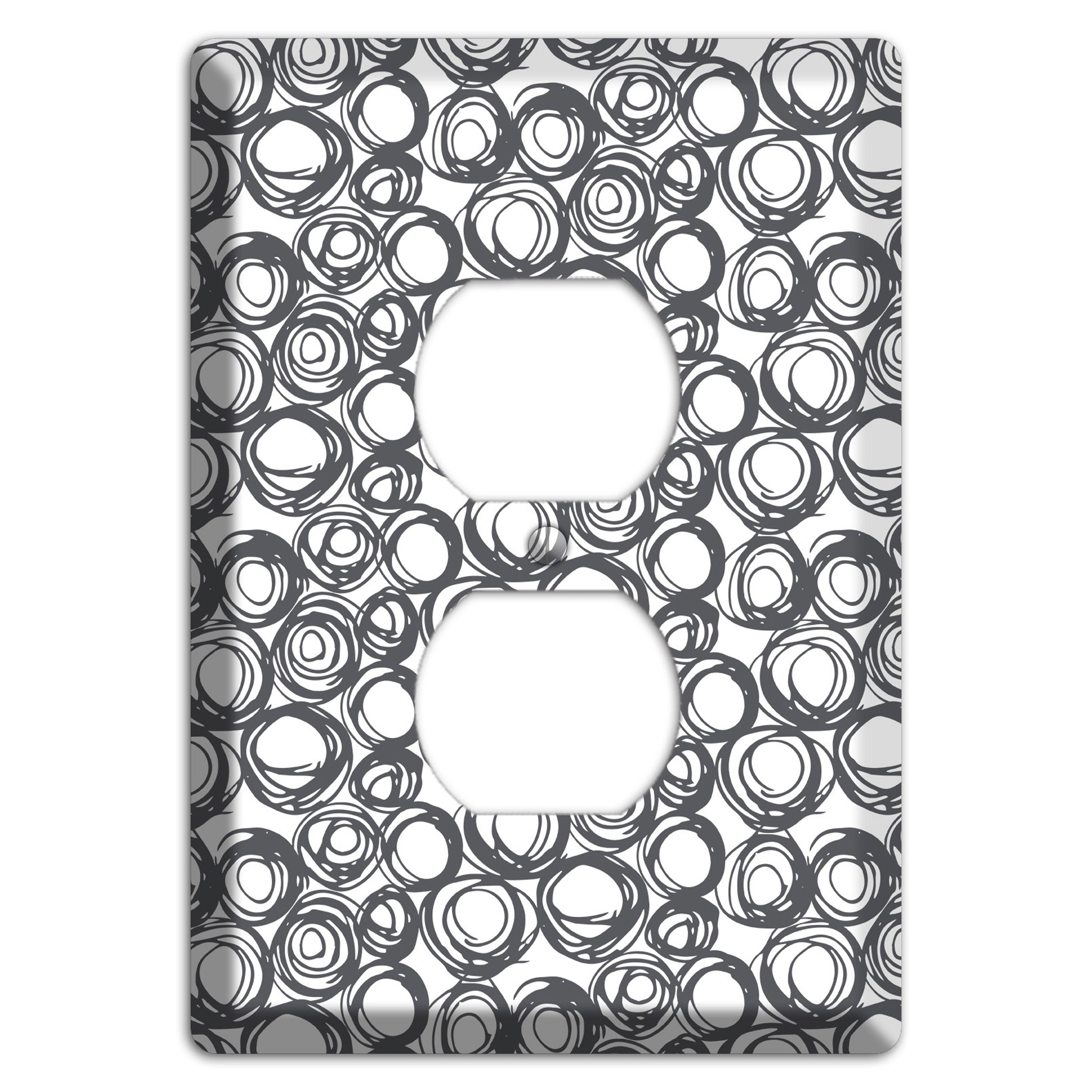 Abstract 24 Duplex Outlet Wallplate