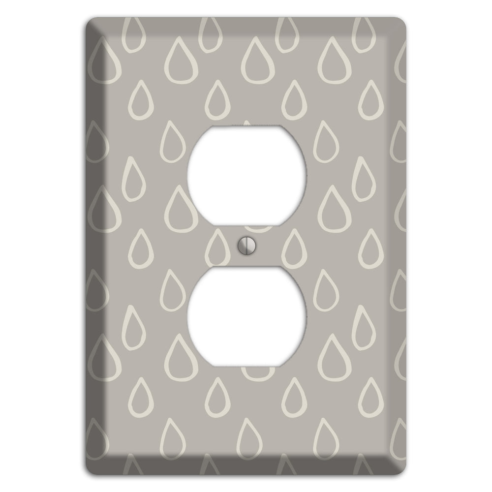 Simple Scandanavian Style N Duplex Outlet Wallplate