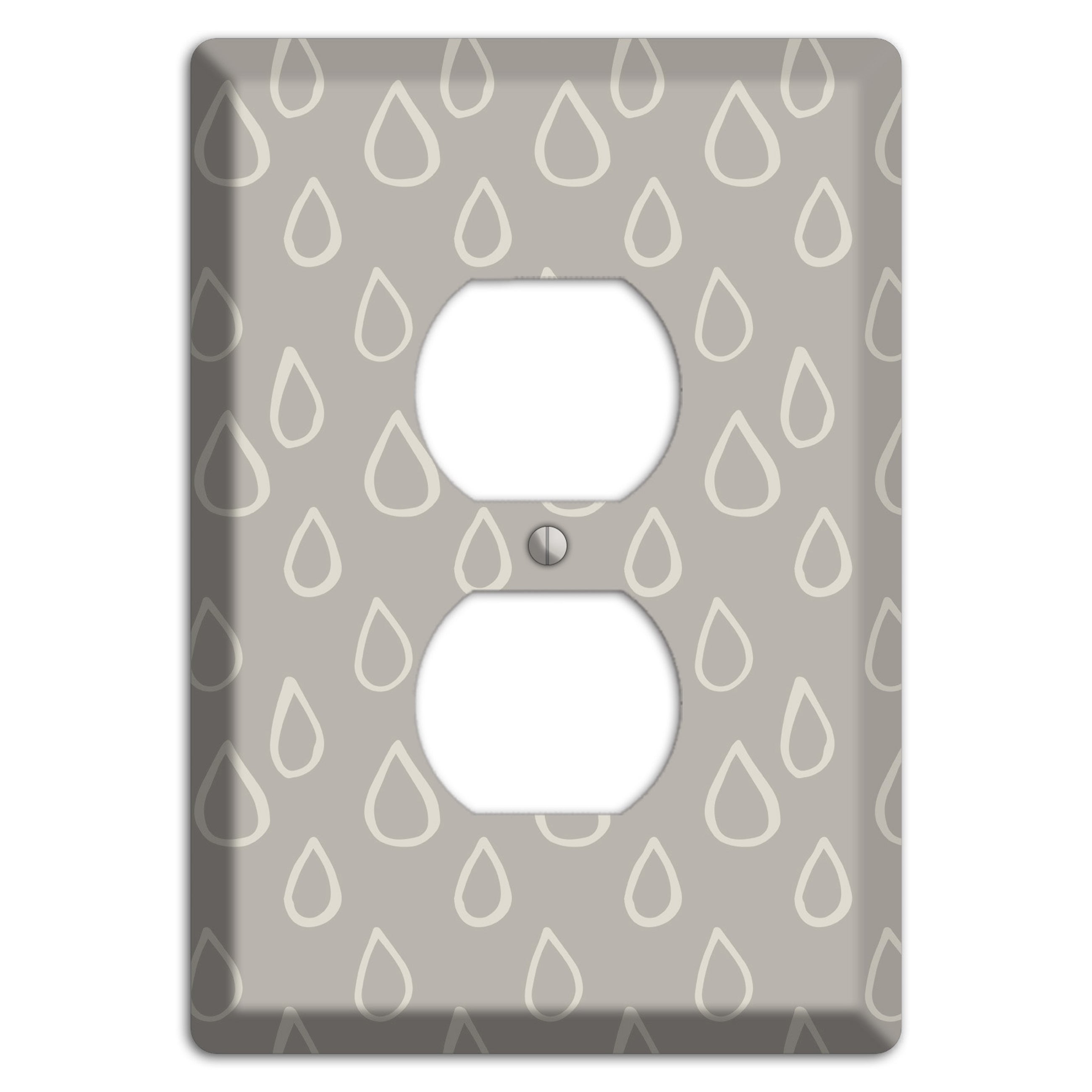 Simple Scandanavian Style N Duplex Outlet Wallplate