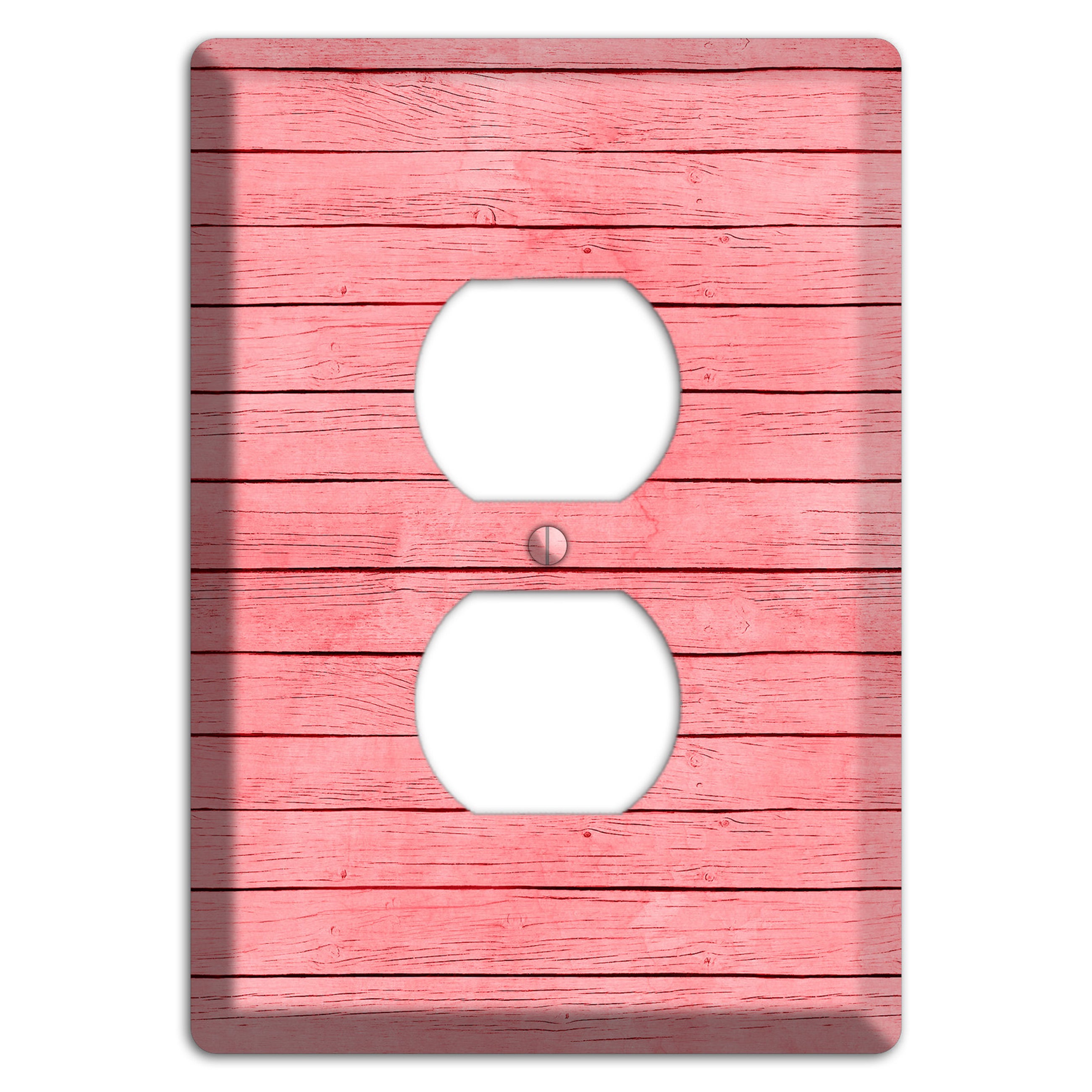 Sea Pink Soft Coral Duplex Outlet Wallplate