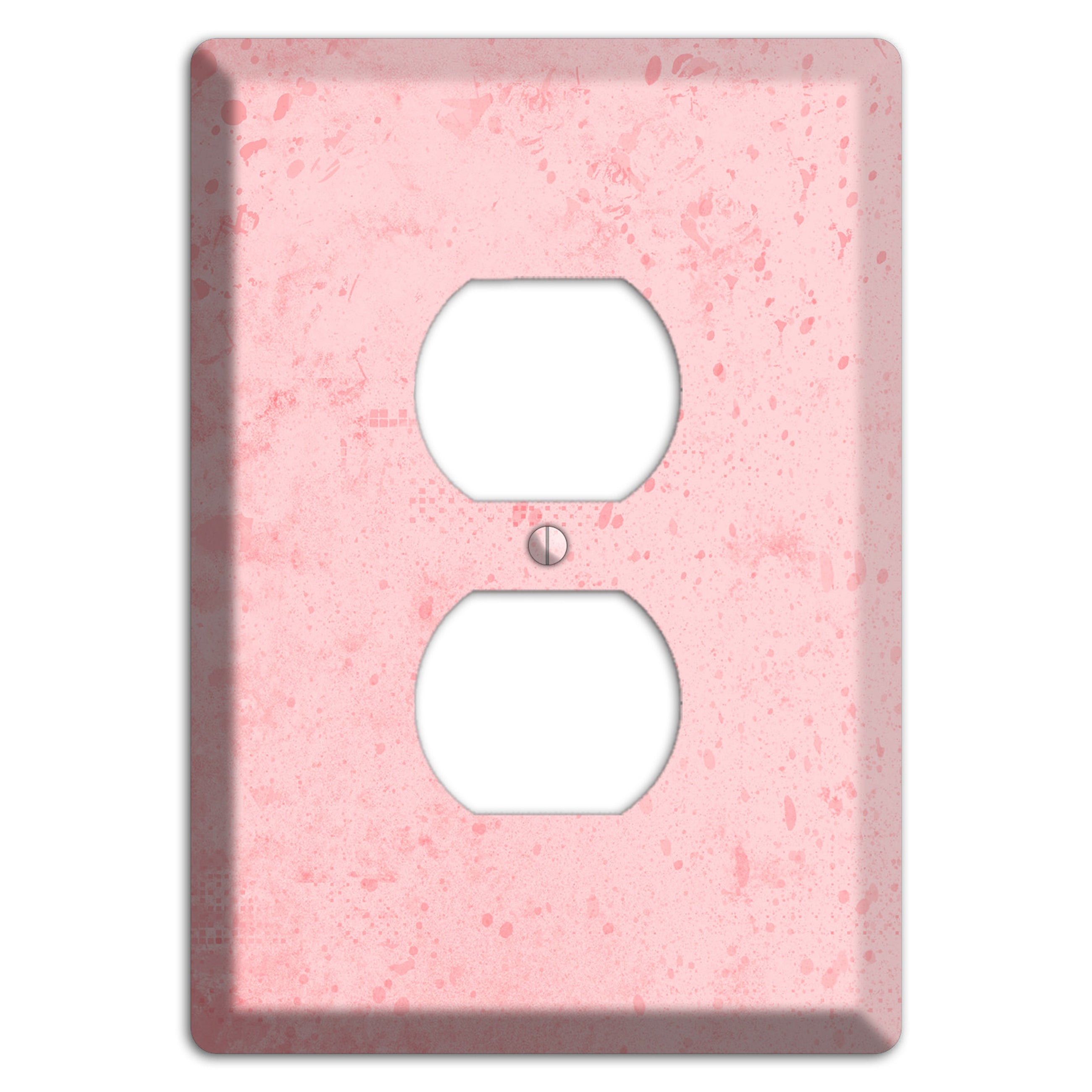 ShockingPpink Soft Coral Duplex Outlet Wallplate