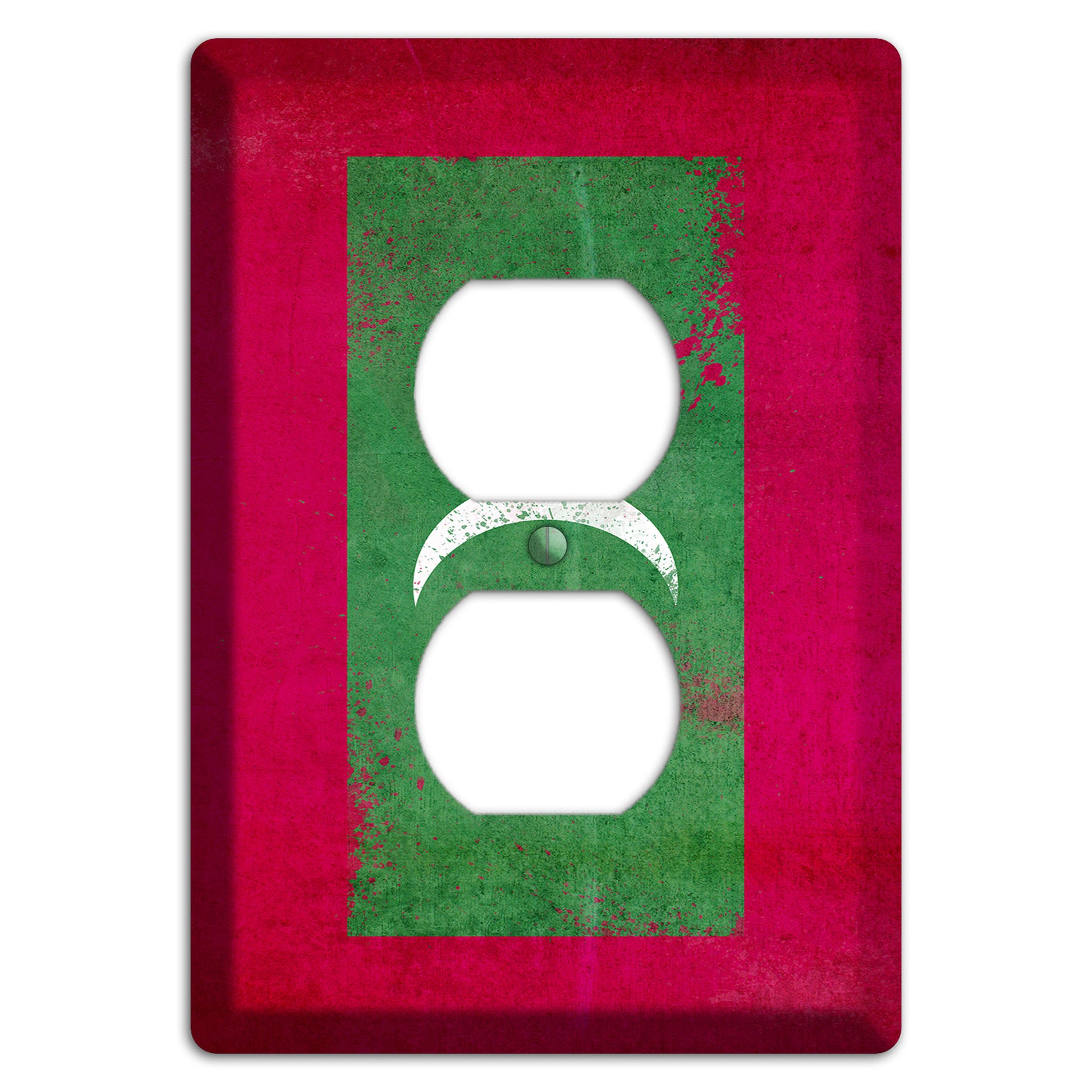 Maldives Cover Plates Duplex Outlet Wallplate