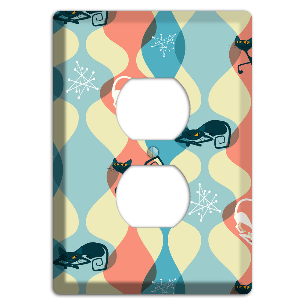 Atomic Kitty Duplex Outlet Wallplate