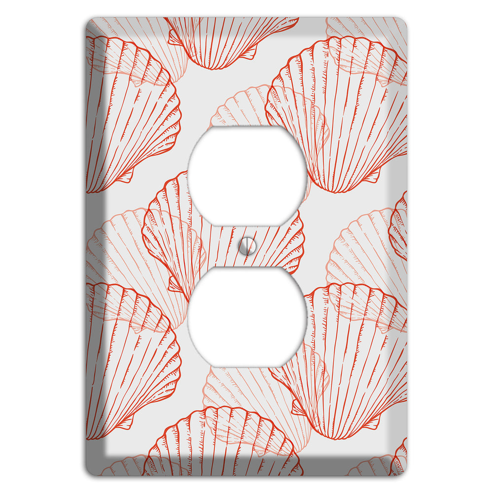 Shells 5 Duplex Outlet Wallplate