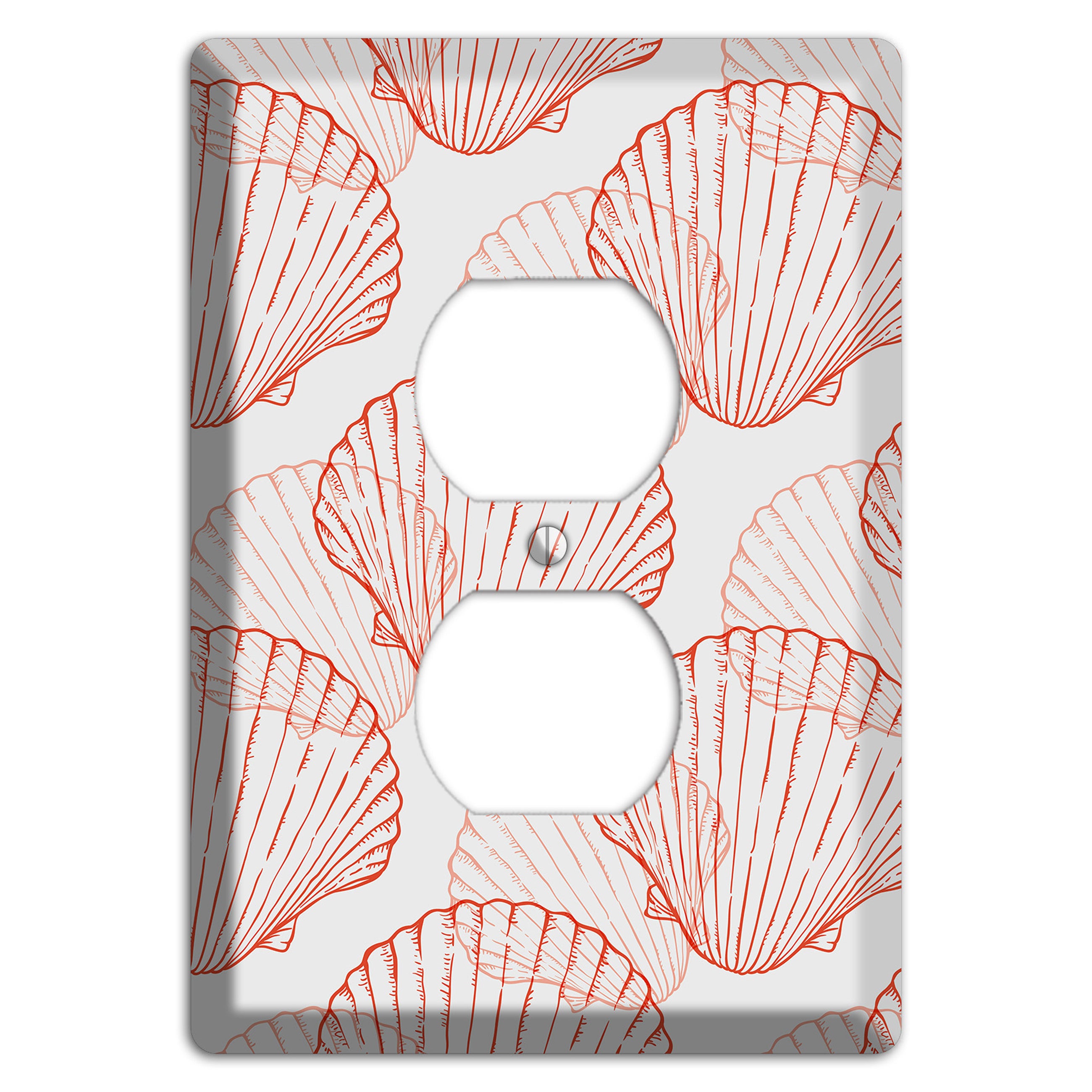 Shells 5 Duplex Outlet Wallplate