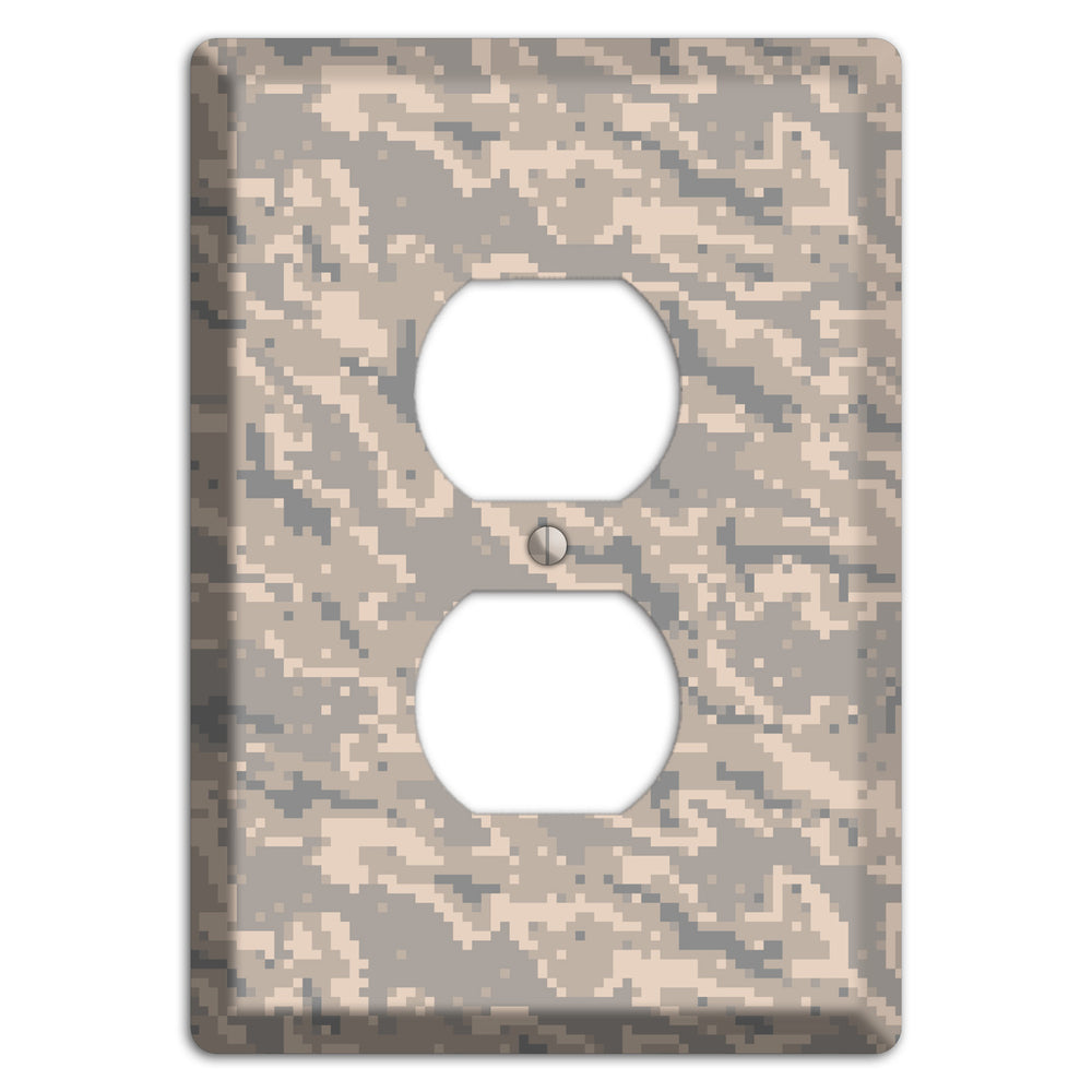 UCAF Tiger Stripe 1 Camo Duplex Outlet Wallplate