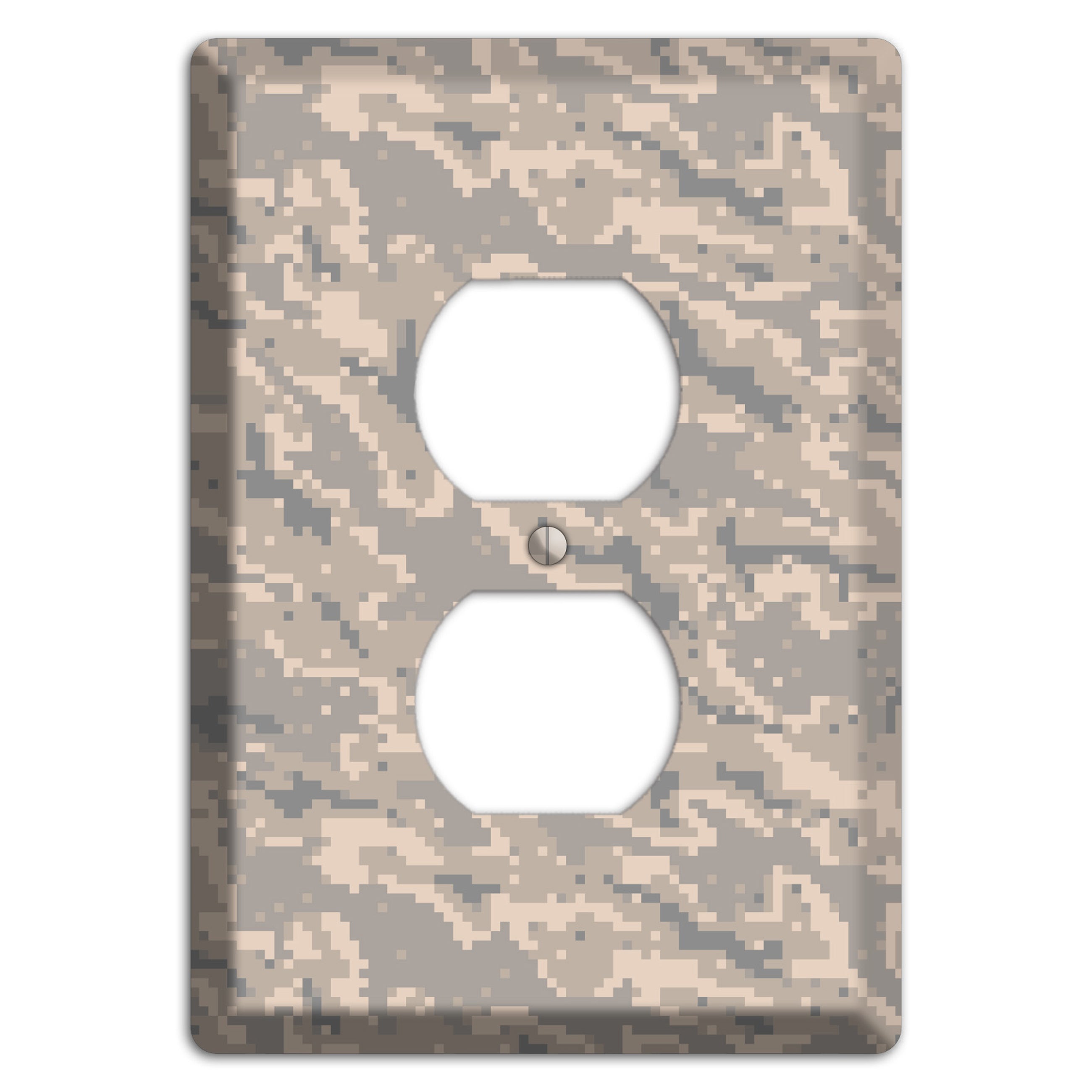 UCAF Tiger Stripe 1 Camo Duplex Outlet Wallplate