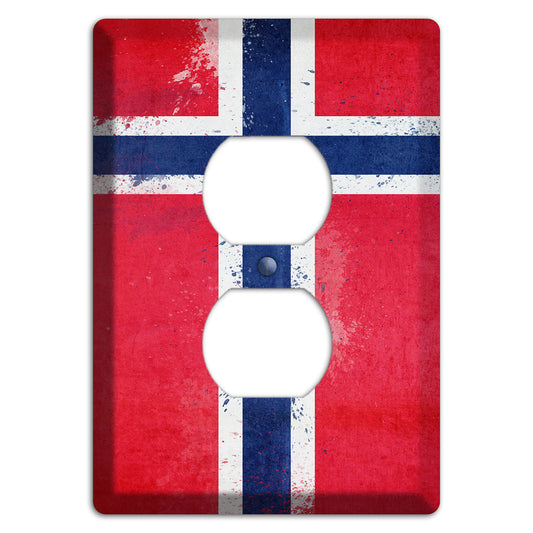 Norway Cover Plates Duplex Outlet Wallplate