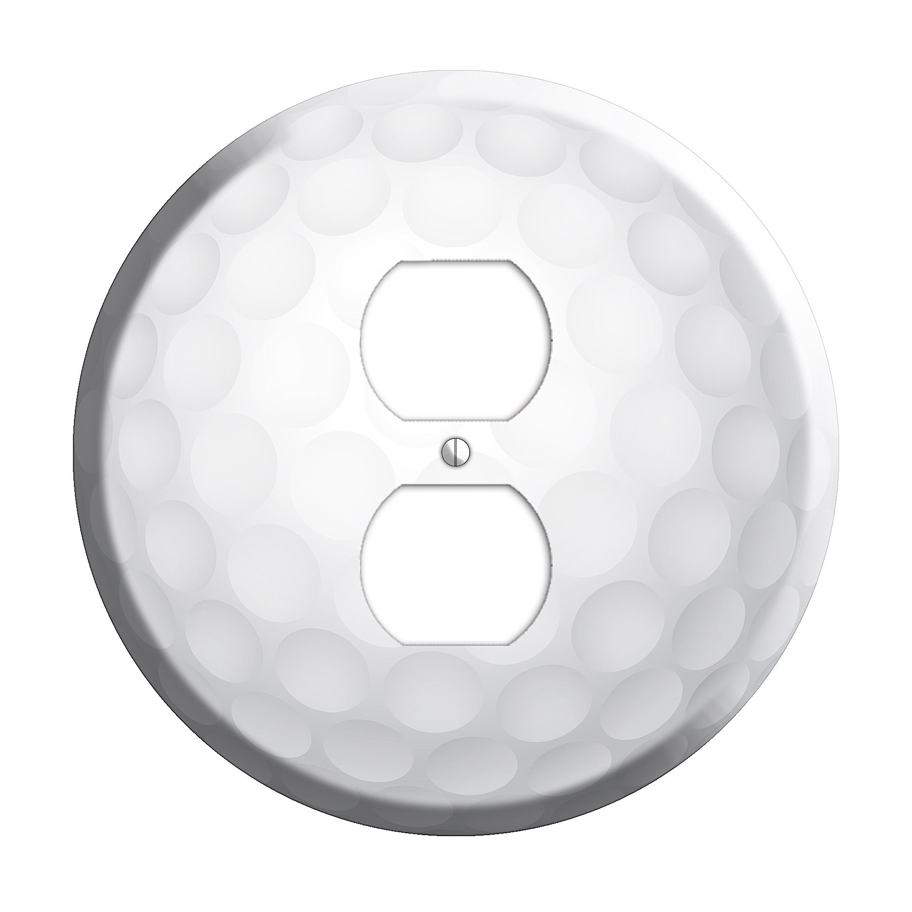Golf Ball Duplex Outlet Wallplate