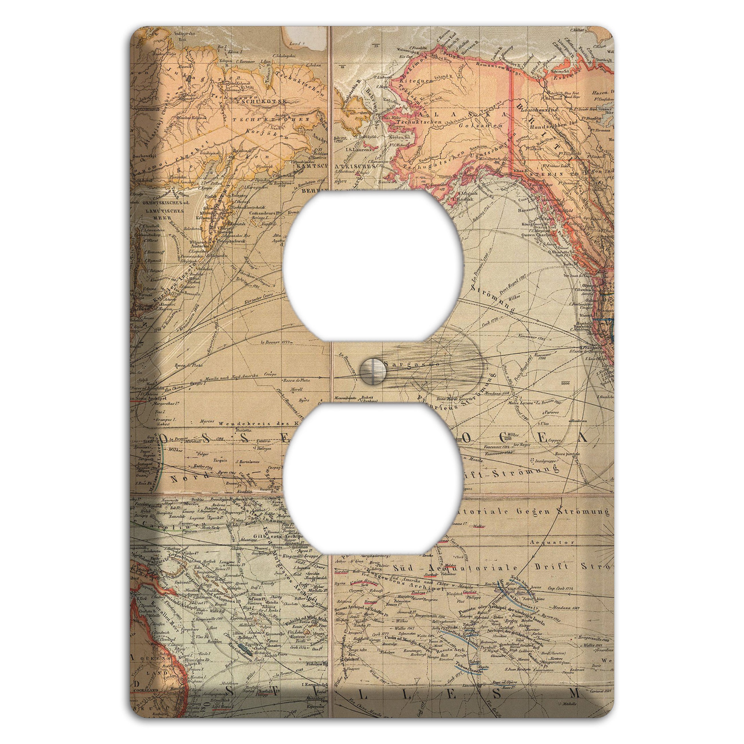 Pacific Ocean Duplex Outlet Wallplate
