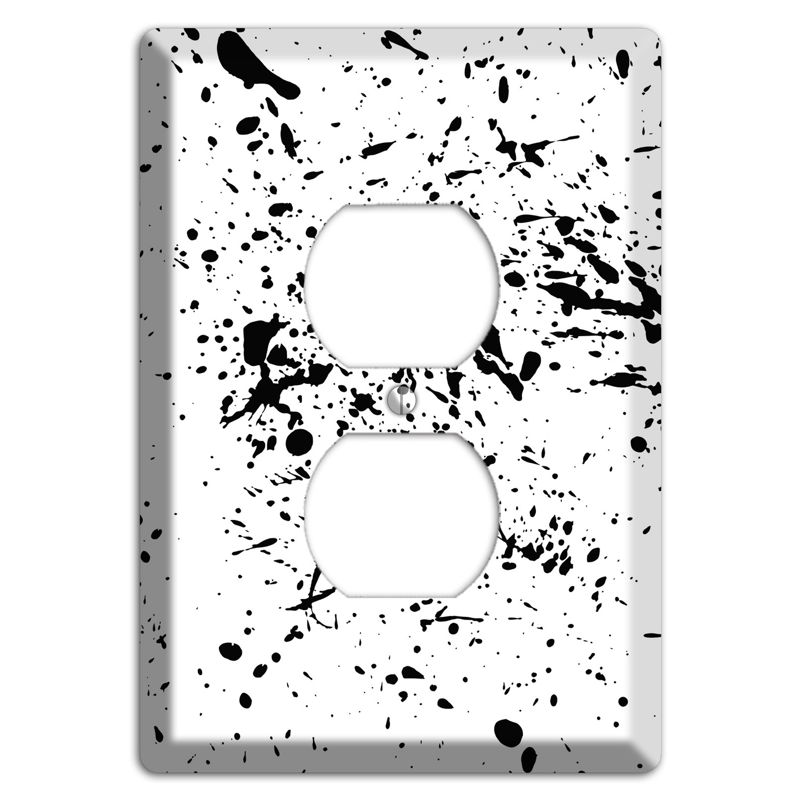 Ink Splash 4 Duplex Outlet Wallplate