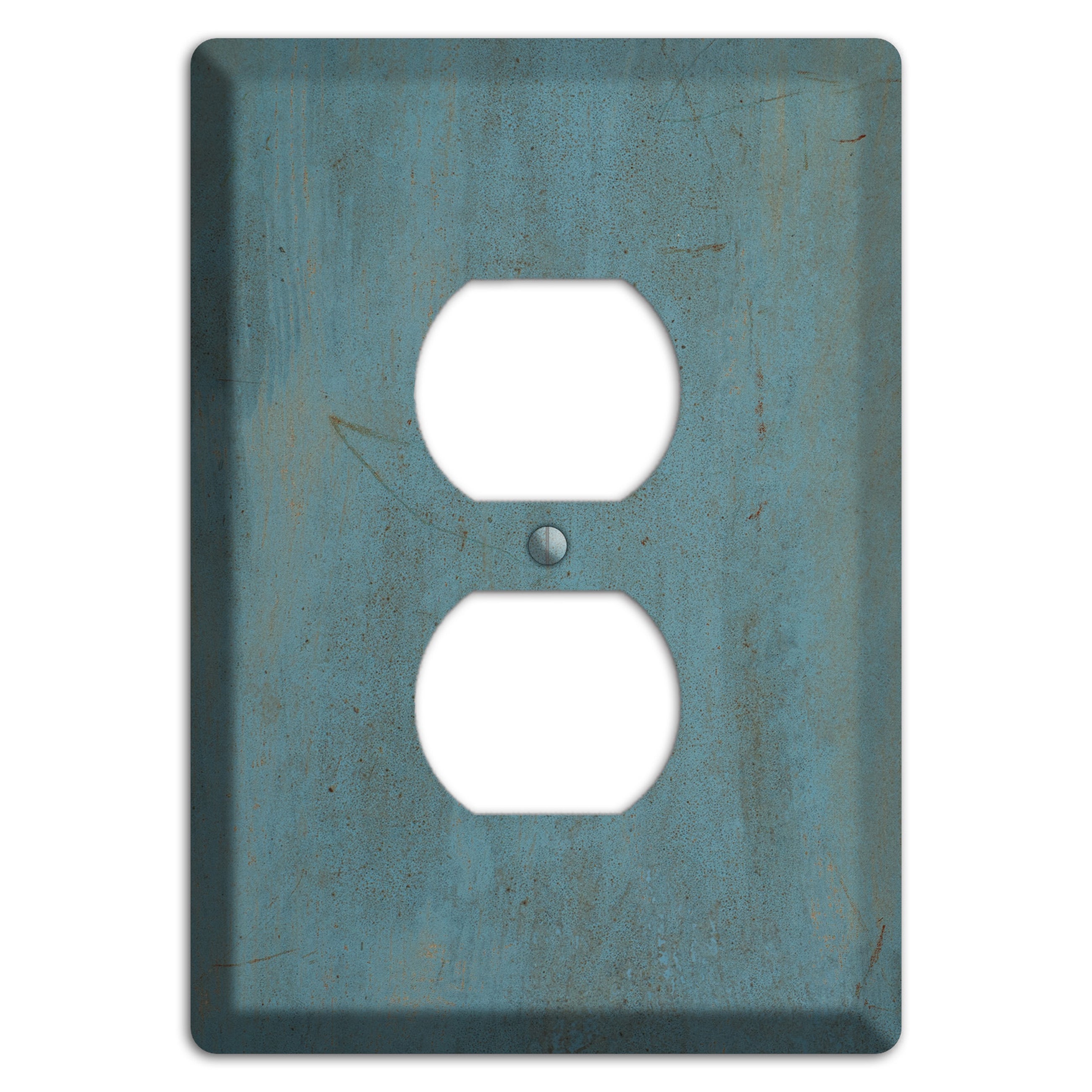 Slate Concrete Duplex Outlet Wallplate