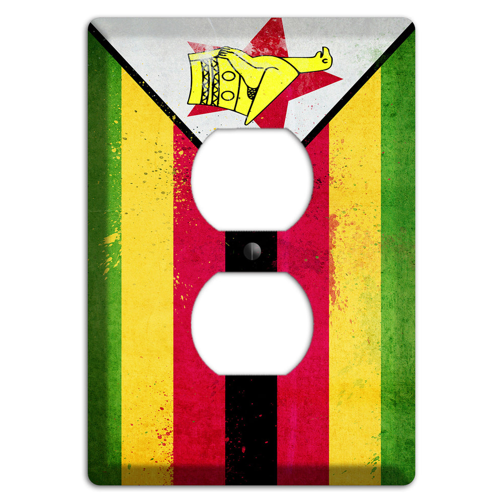 Zimbabwe Cover Plates Duplex Outlet Wallplate