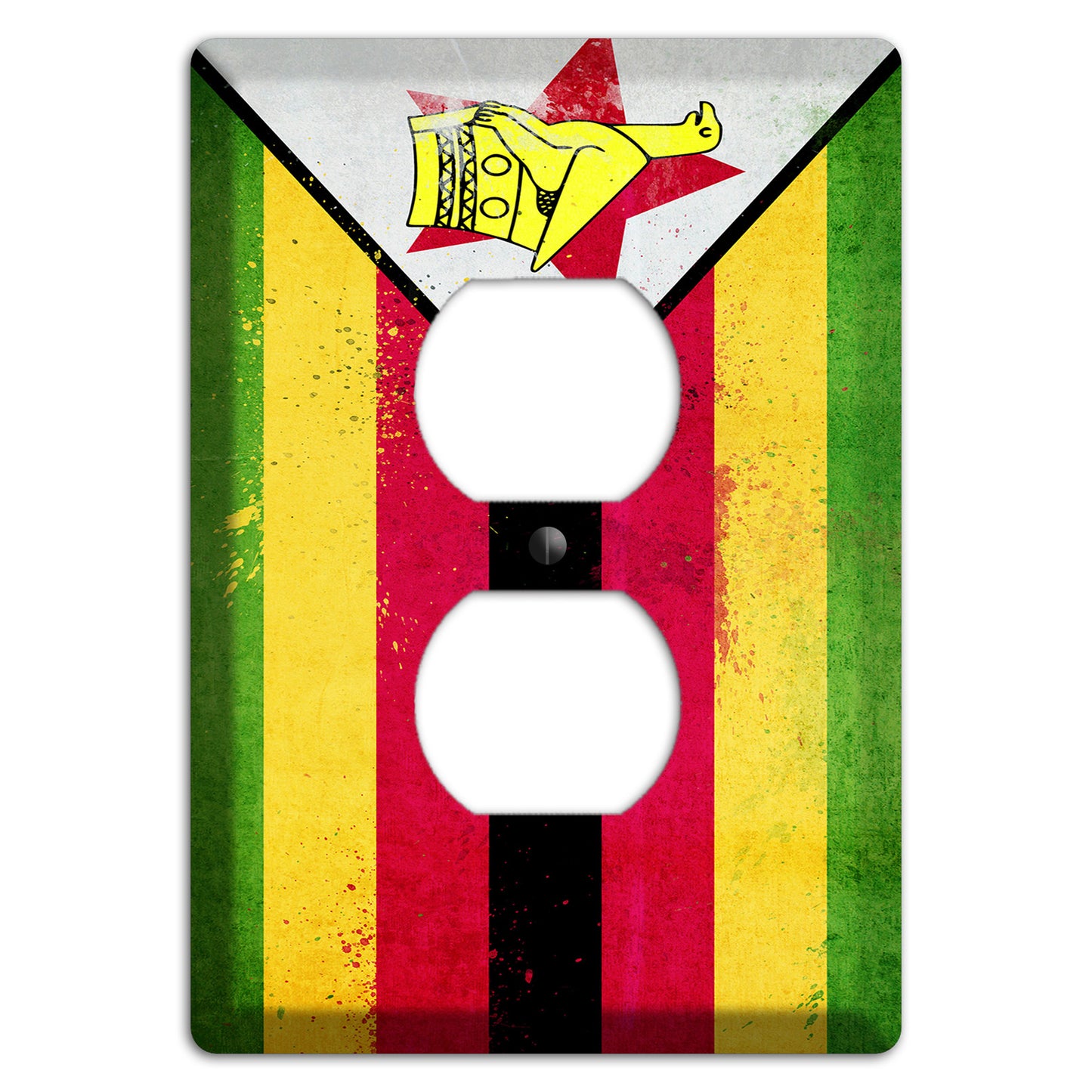 Zimbabwe Cover Plates Duplex Outlet Wallplate