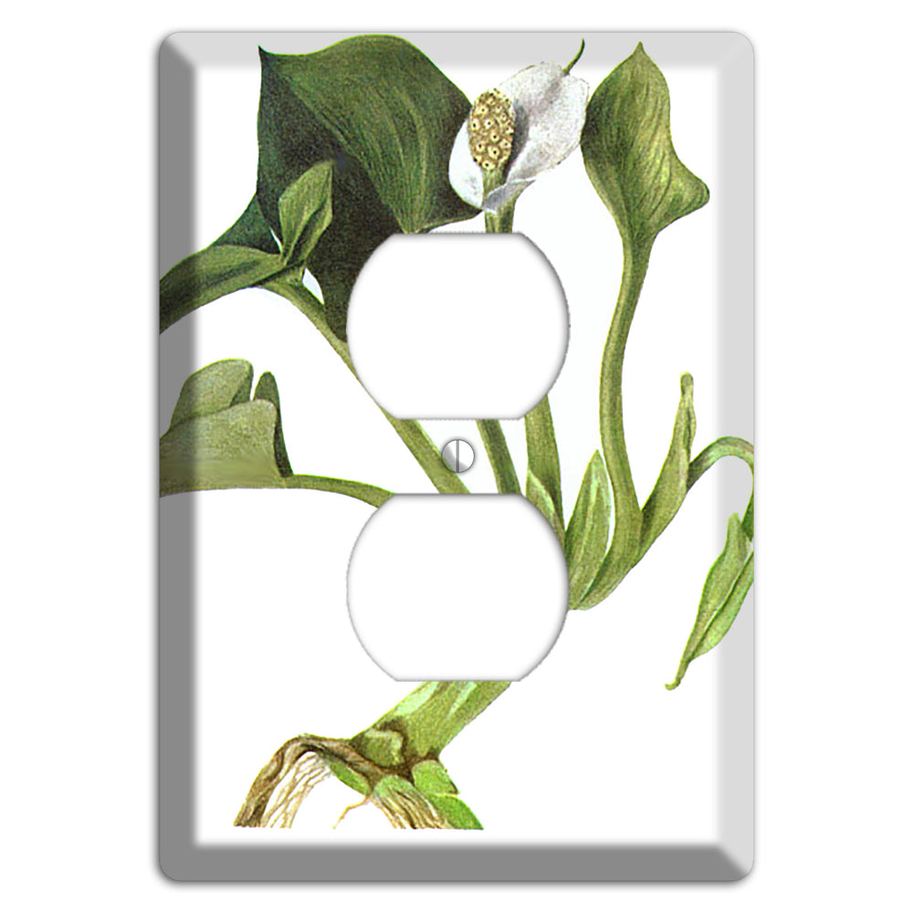 Calla Palustrie Duplex Outlet Wallplate