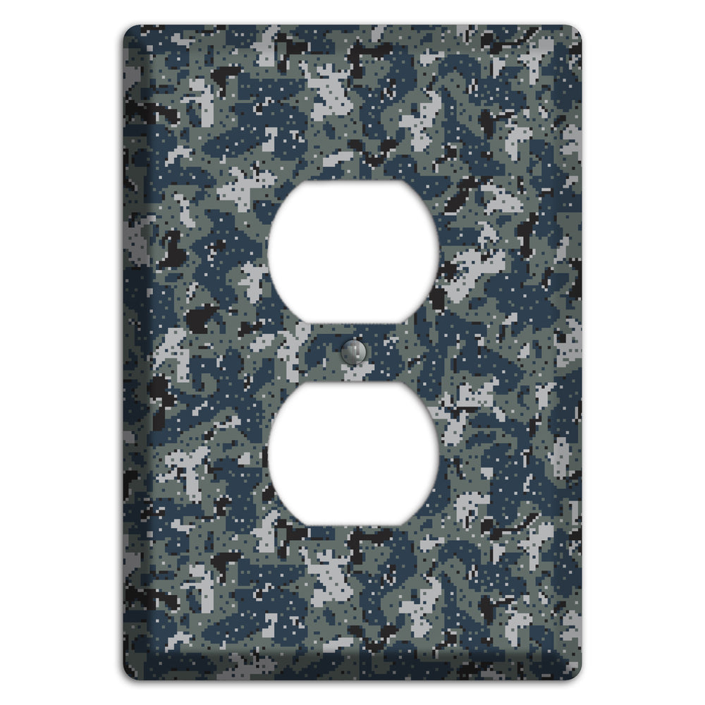 NWU 2007 Camo Duplex Outlet Wallplate