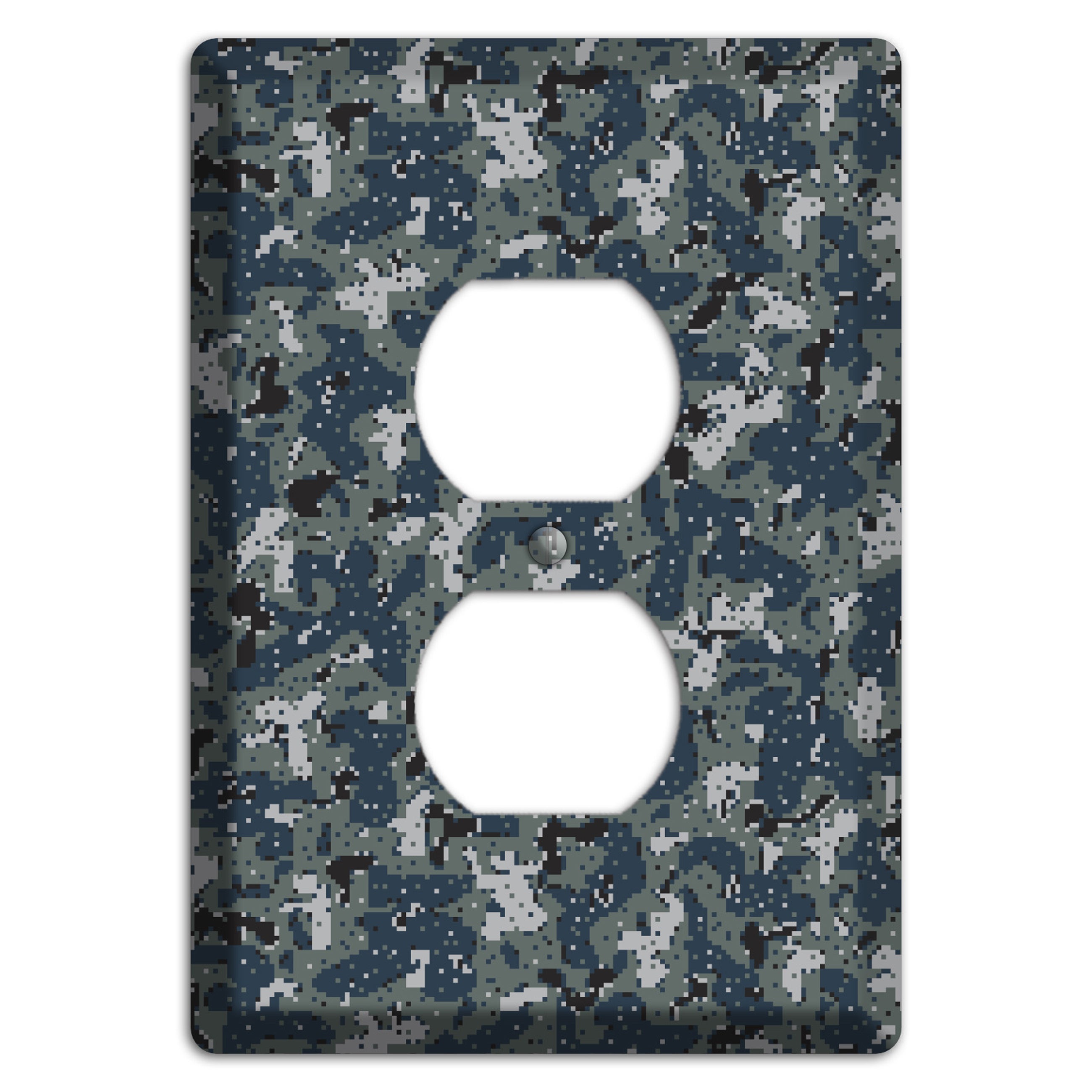NWU 2007 Camo Duplex Outlet Wallplate