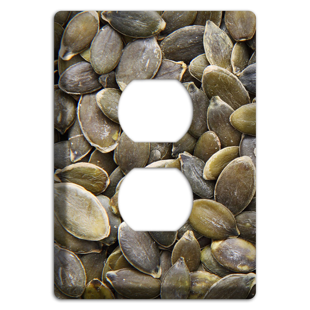 Sunflowers Seeds Duplex Outlet Wallplate