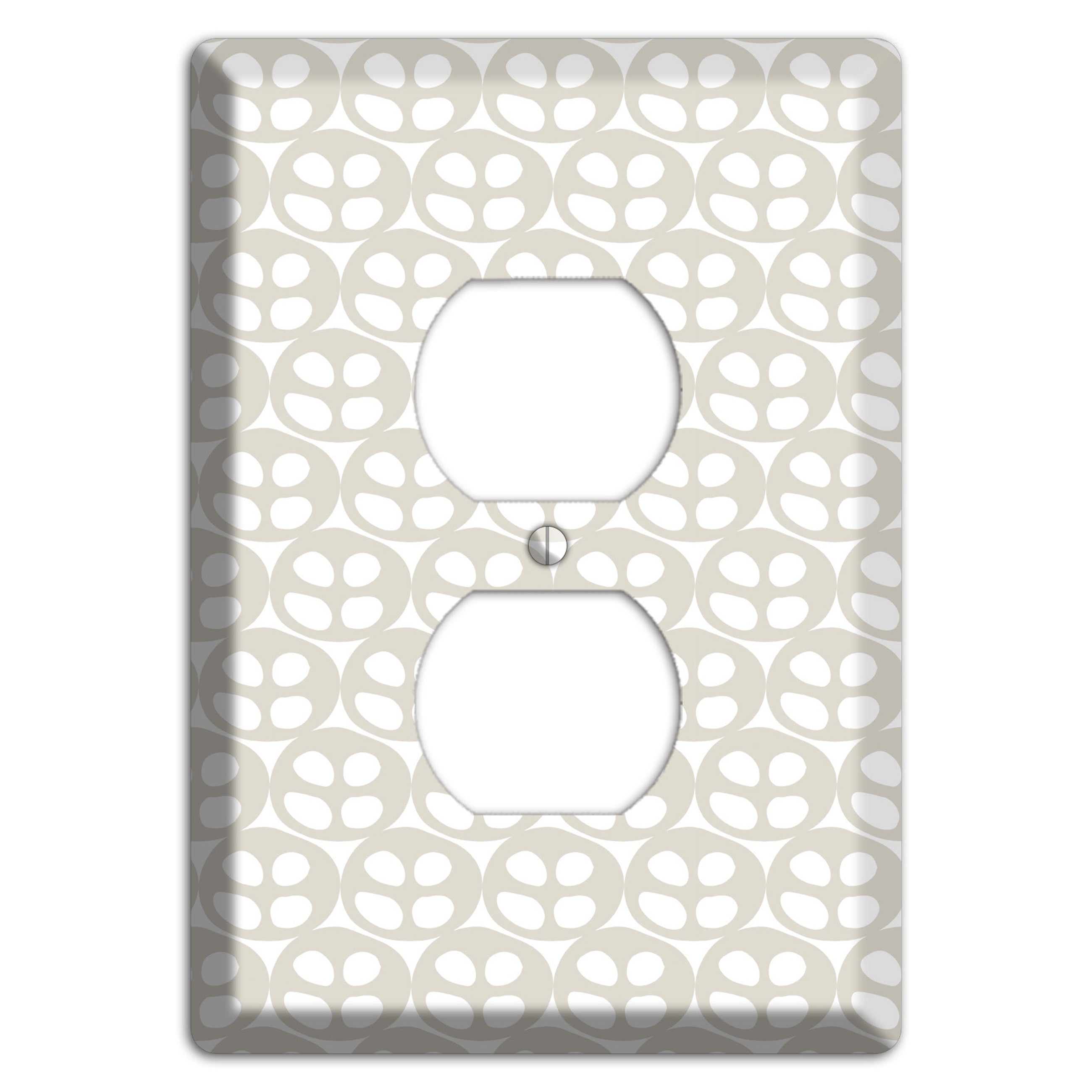Simple Scandanavian Style AA Duplex Outlet Wallplate