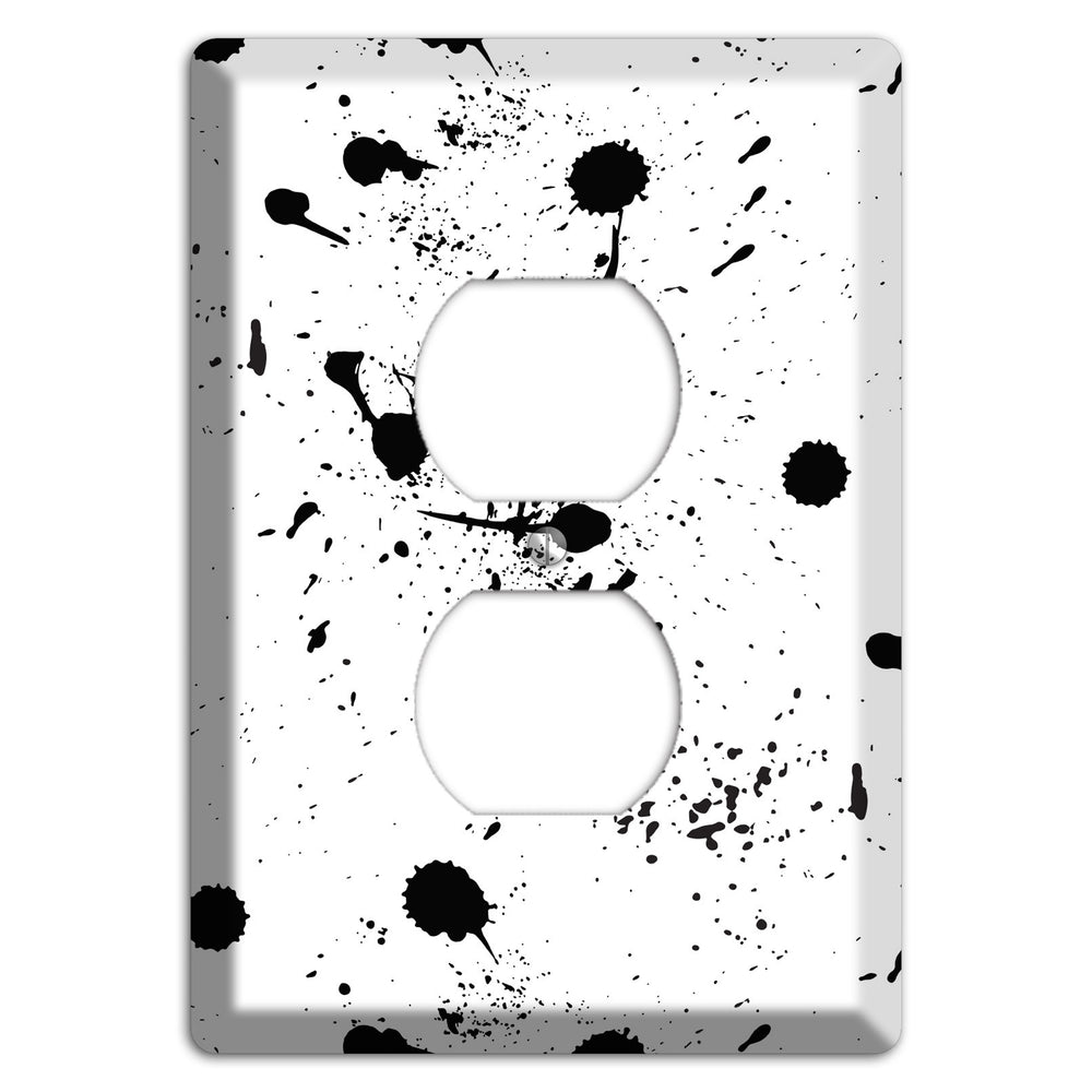Ink Splash 3 Duplex Outlet Wallplate