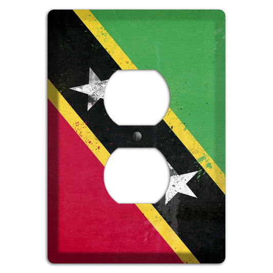 Saint Kitts and Nevis Cover Plates Duplex Outlet Wallplate