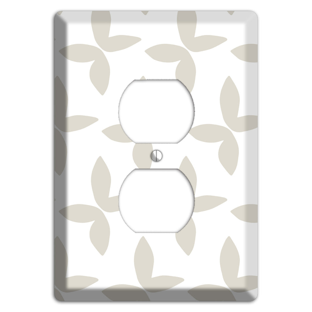 Simple Scandanavian Style O Duplex Outlet Wallplate
