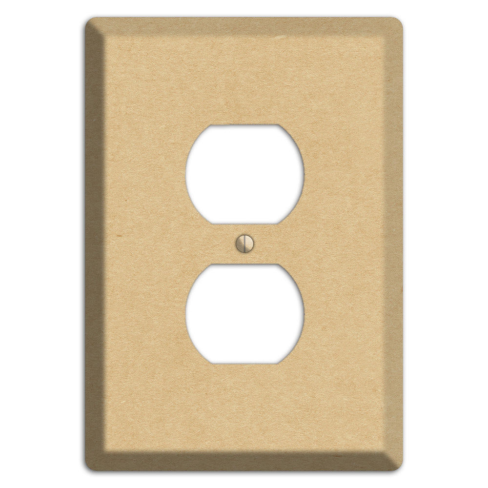 Calico Kraft Duplex Outlet Wallplate