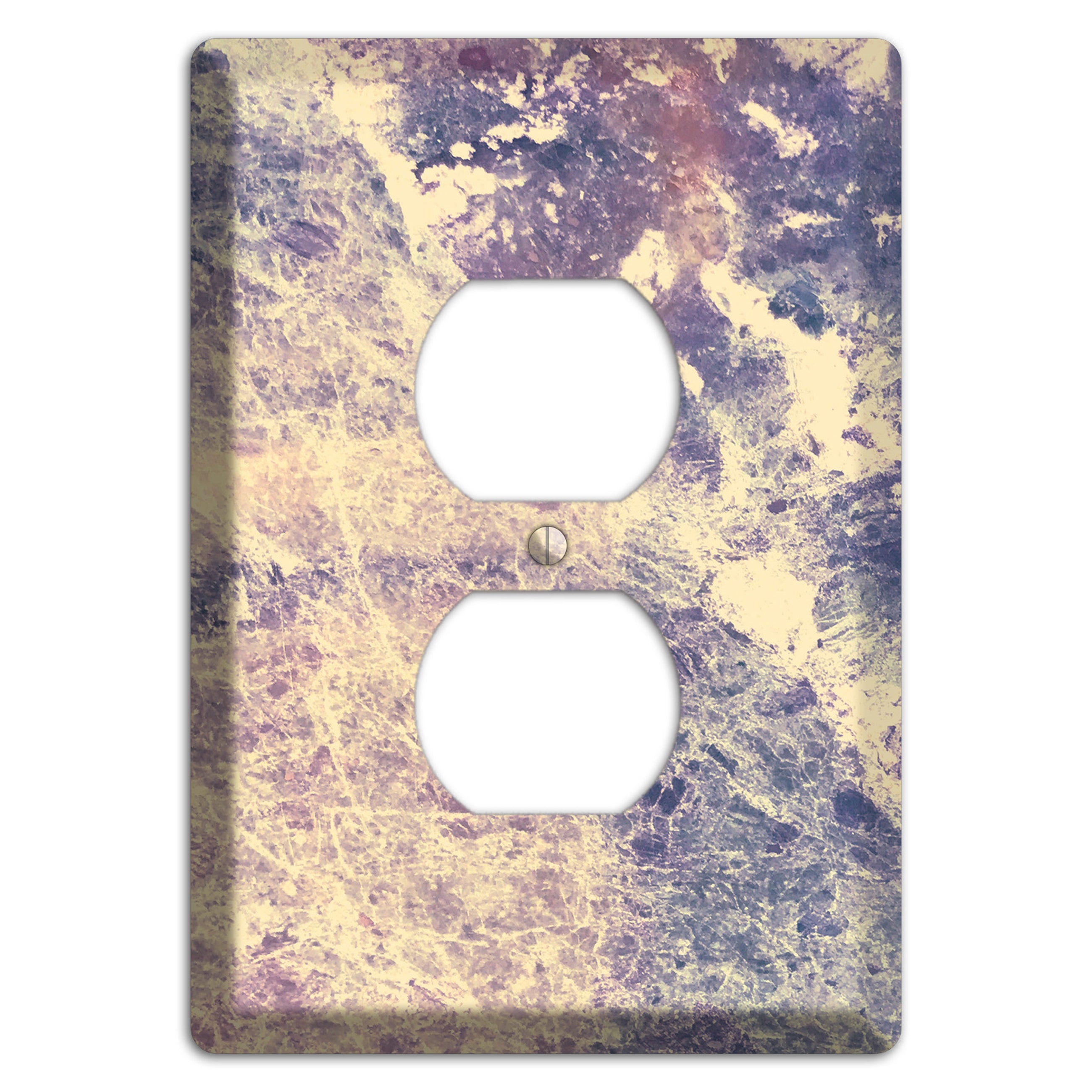 Manatee Marble Duplex Outlet Wallplate