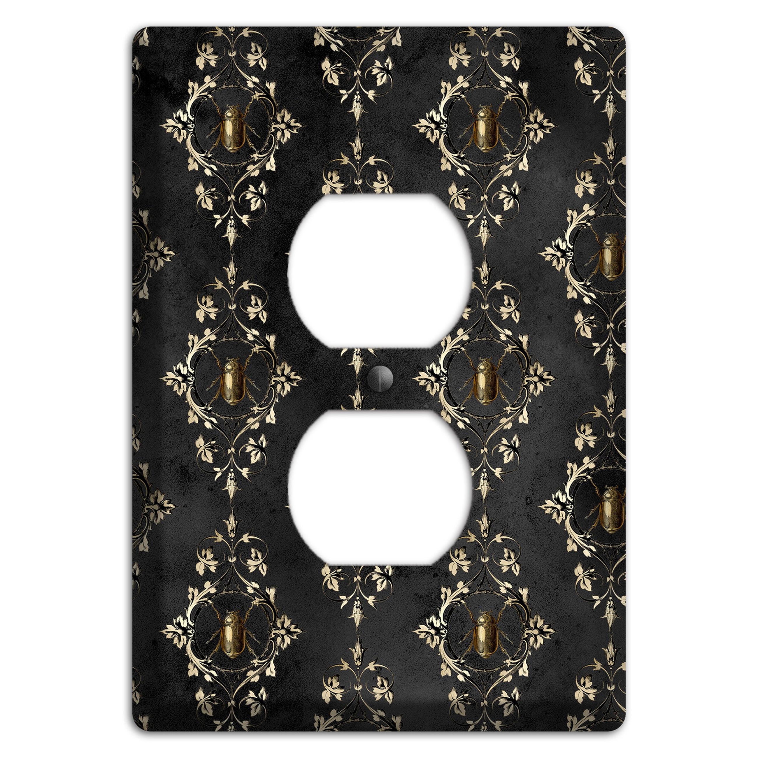 Edgar Allen Poe Beetle Duplex Outlet Wallplate