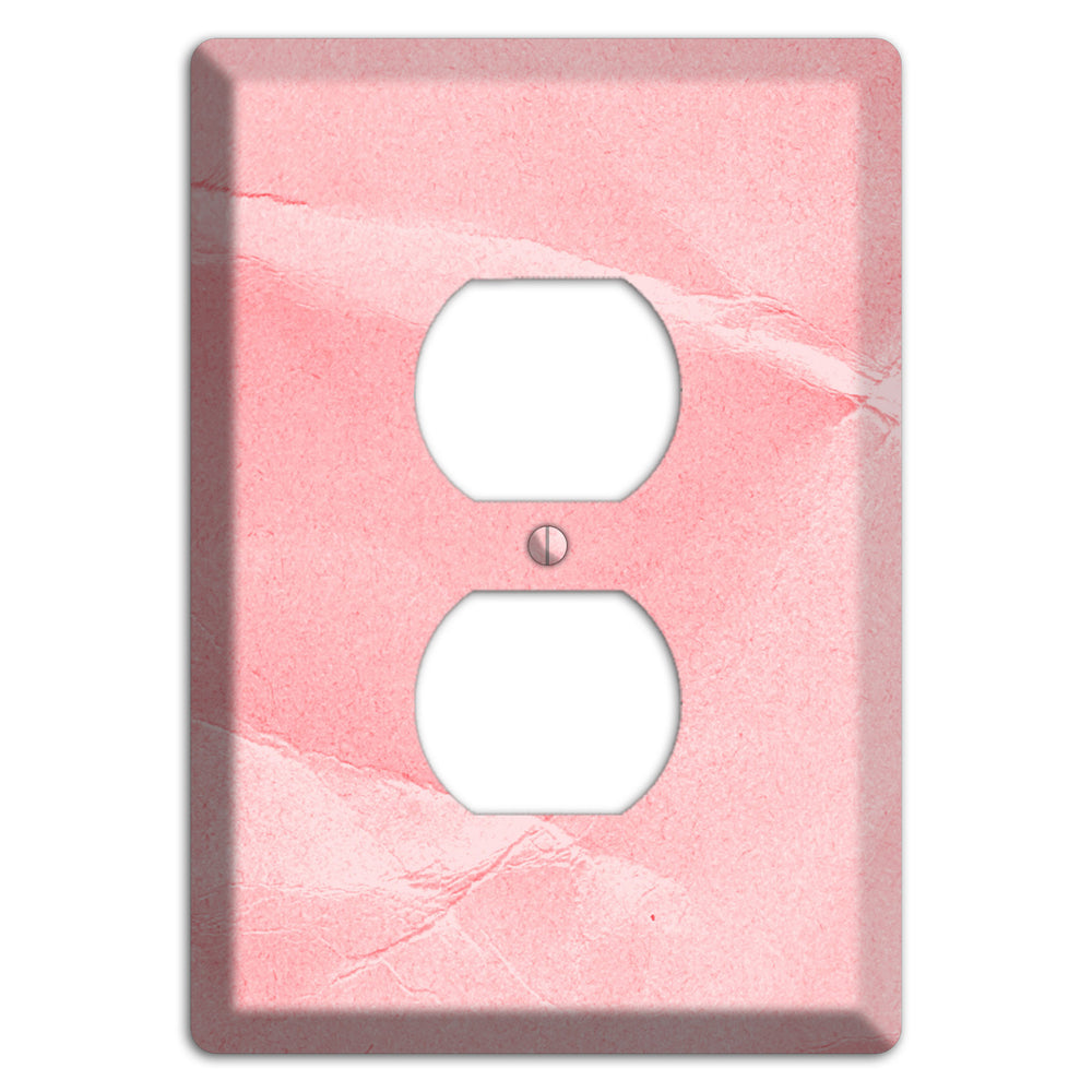 Pink Soft Coral Duplex Outlet Wallplate