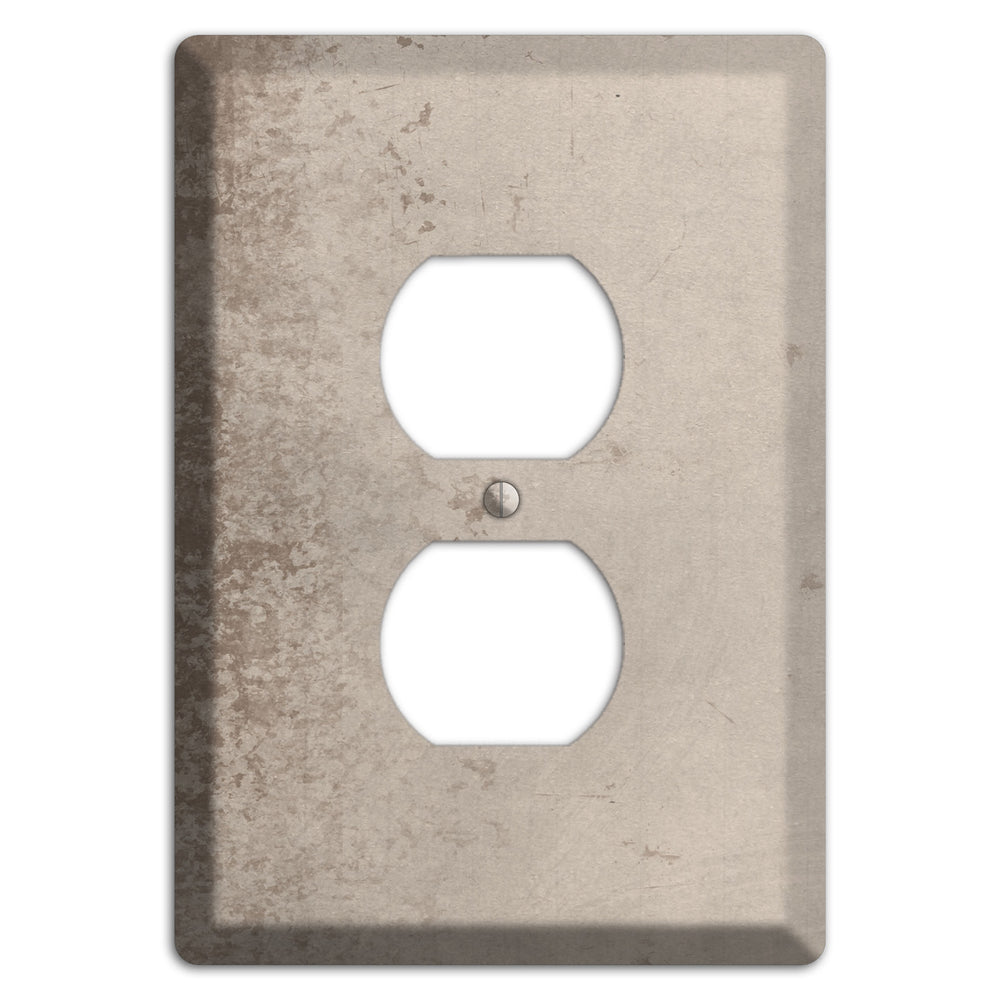 Sisal Vintage Grunge Duplex Outlet Wallplate