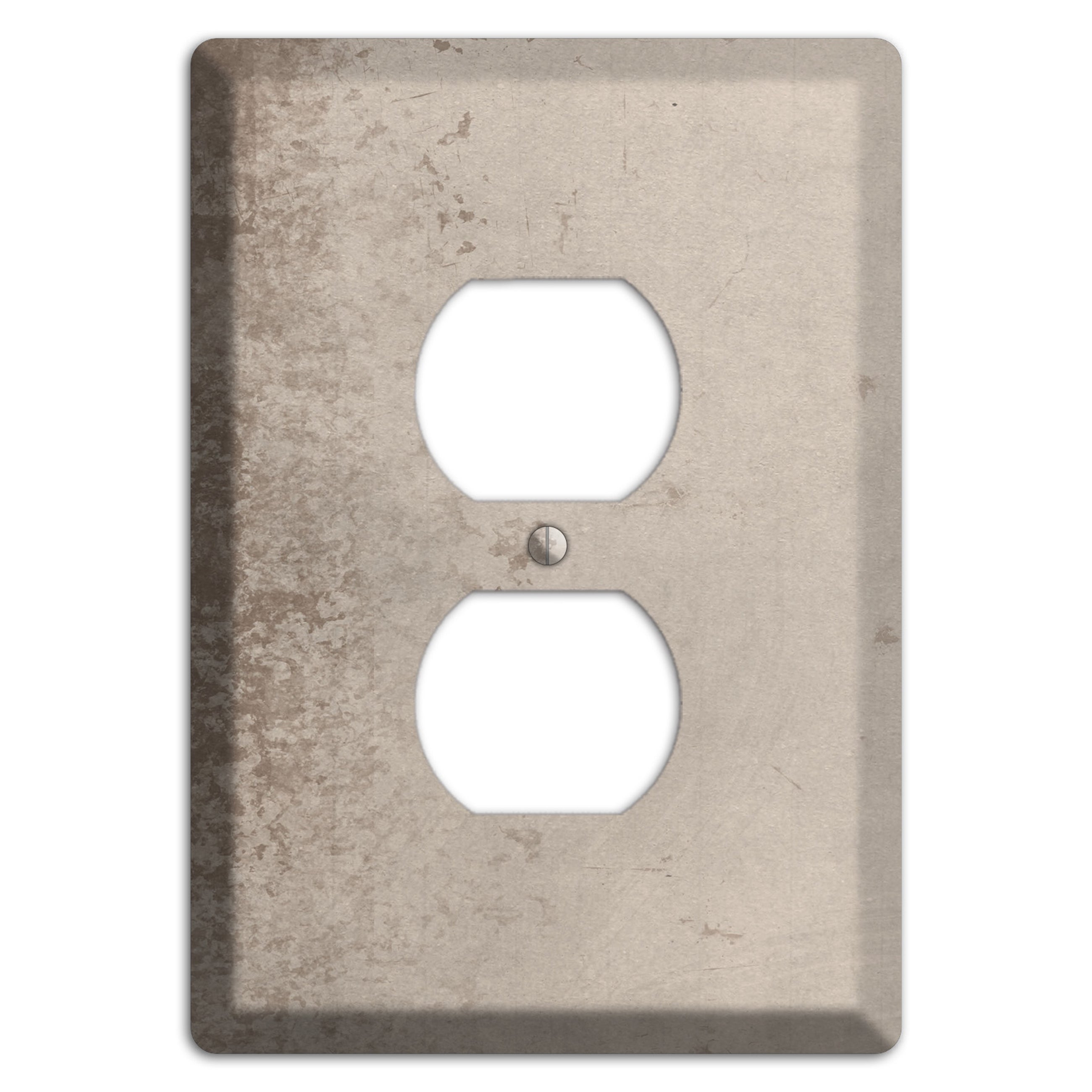 Sisal Vintage Grunge Duplex Outlet Wallplate