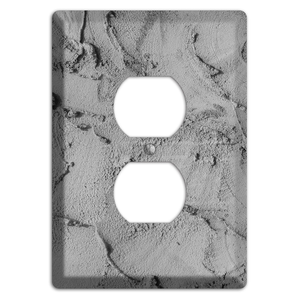 Plaster 8 Duplex Outlet Wallplate