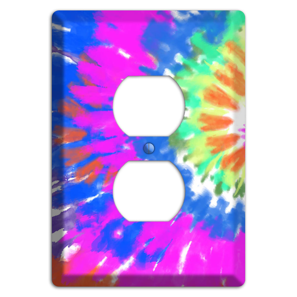Tie Die Duplex Outlet Wallplate