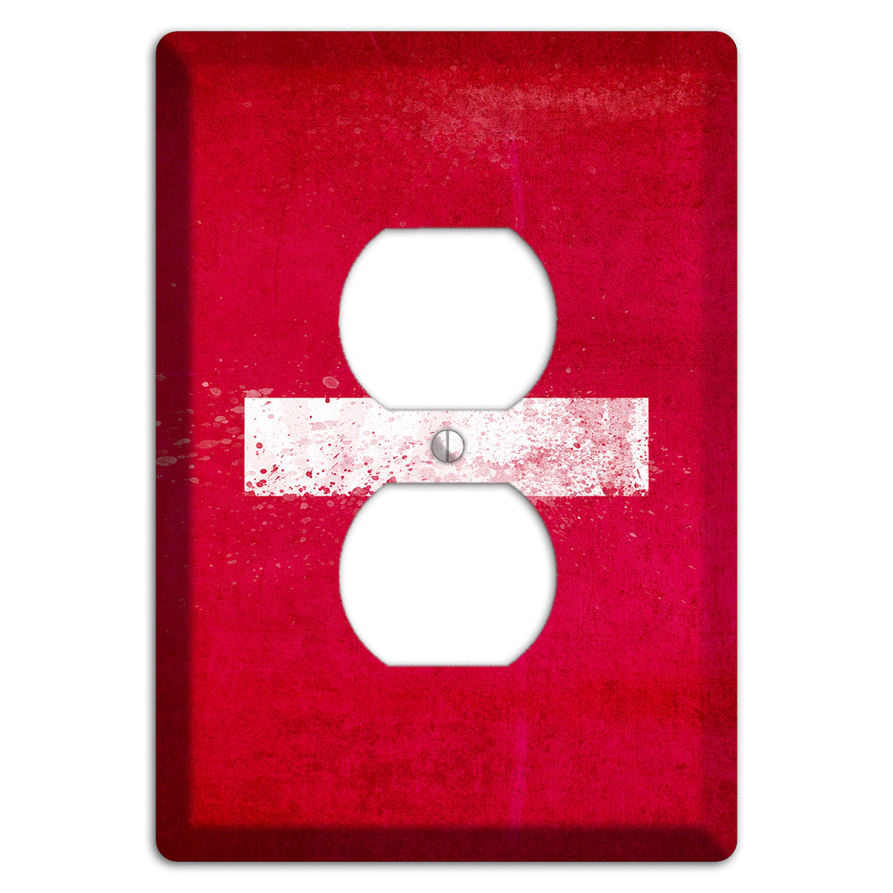 Switzerland Cover Plates Duplex Outlet Wallplate