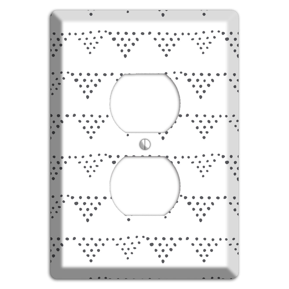 Abstract 16 Duplex Outlet Wallplate