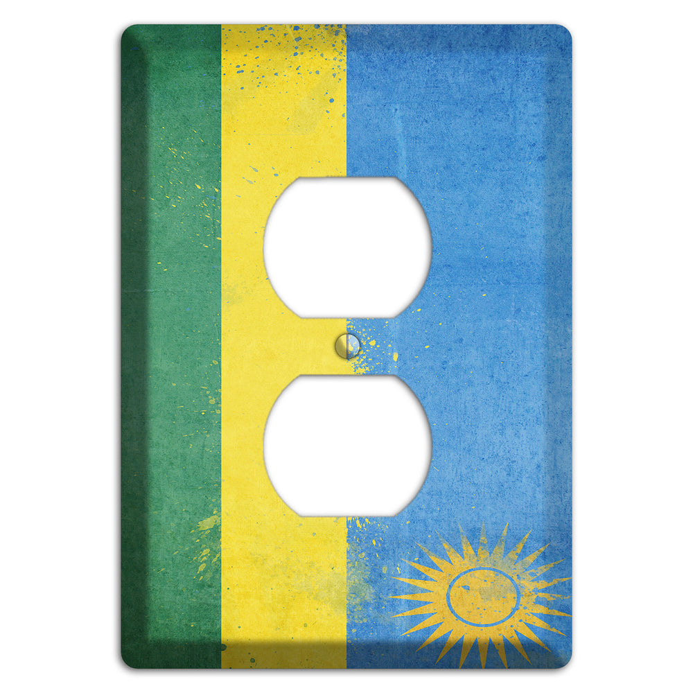 Rwanda Cover Plates Duplex Outlet Wallplate