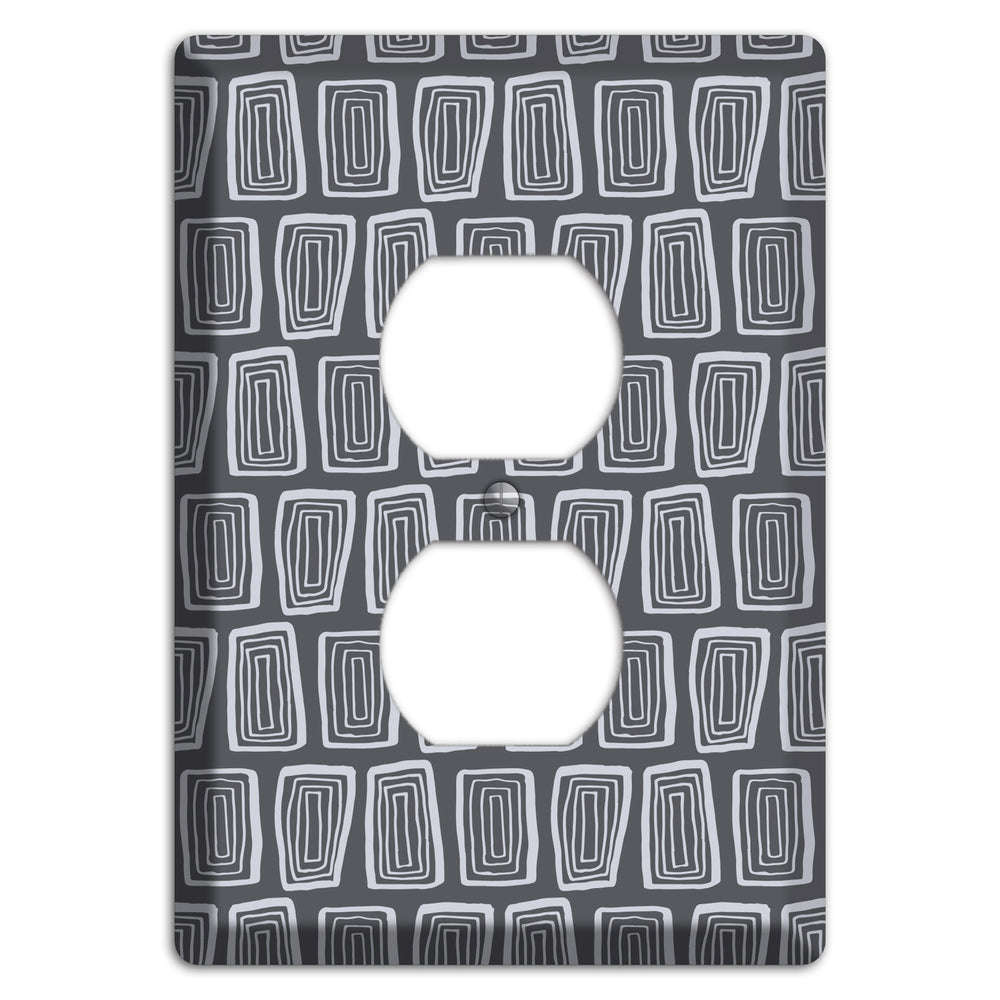 Abstract 1 Duplex Outlet Wallplate