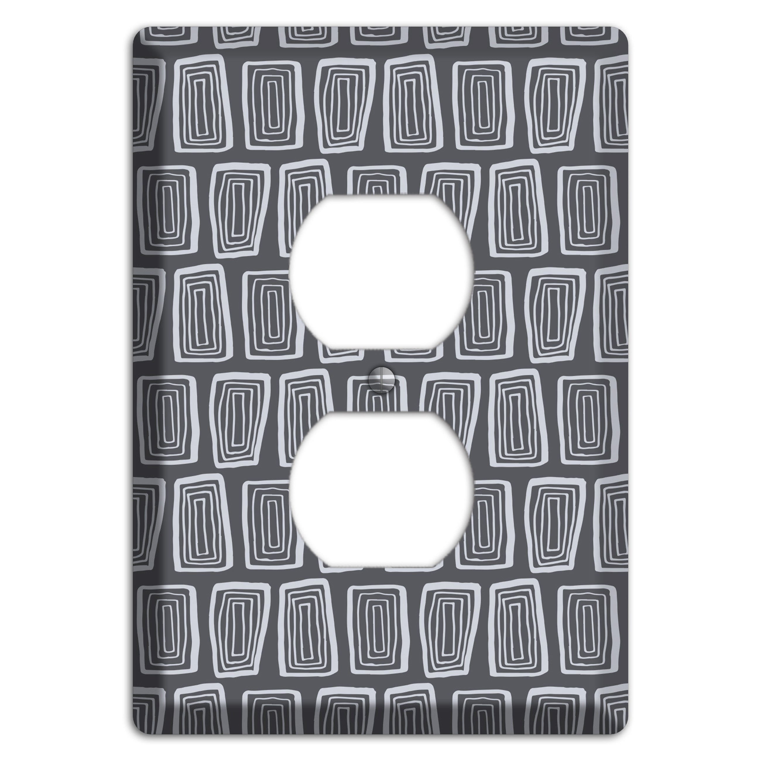 Abstract 1 Duplex Outlet Wallplate
