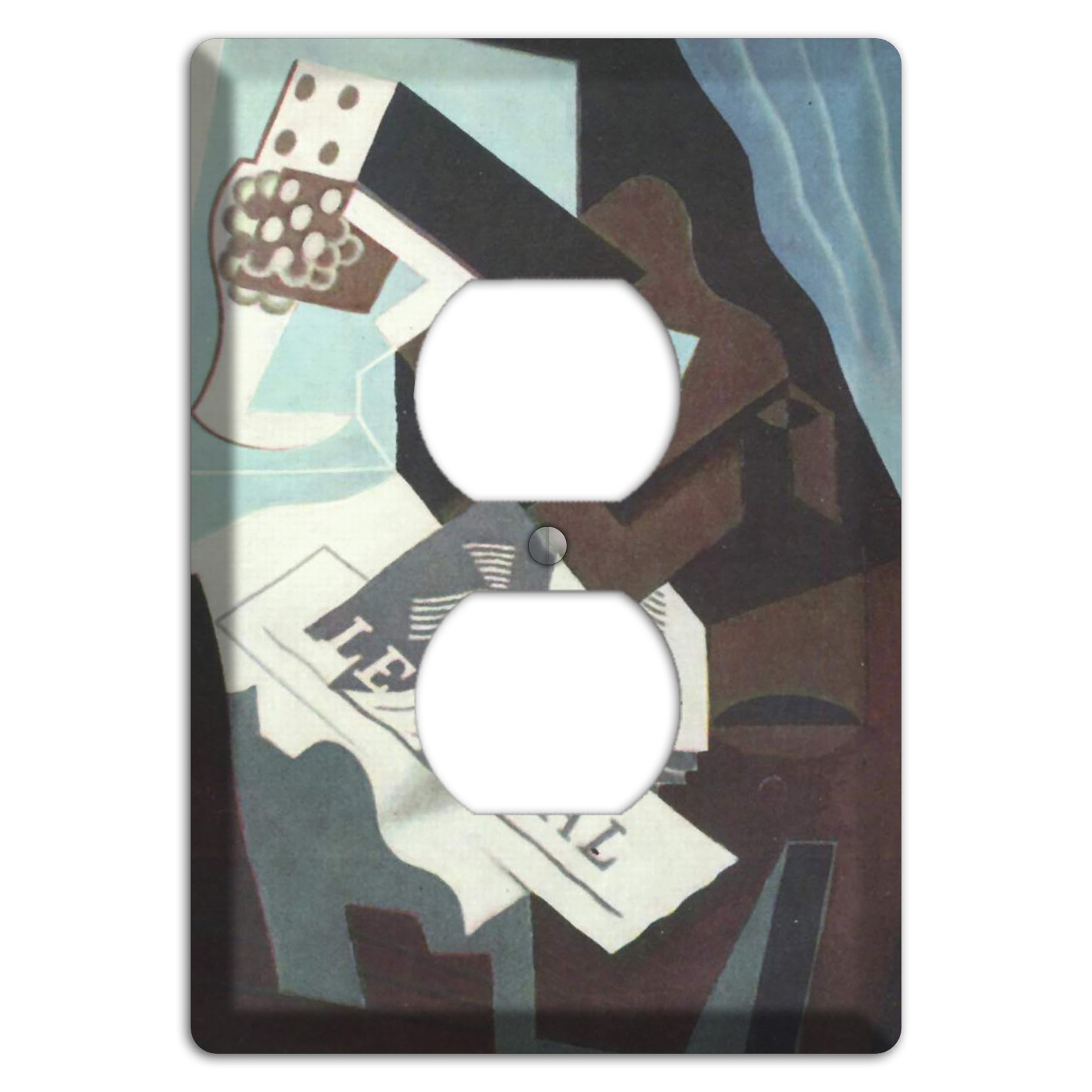 Juan Gris 6 Duplex Outlet Wallplate