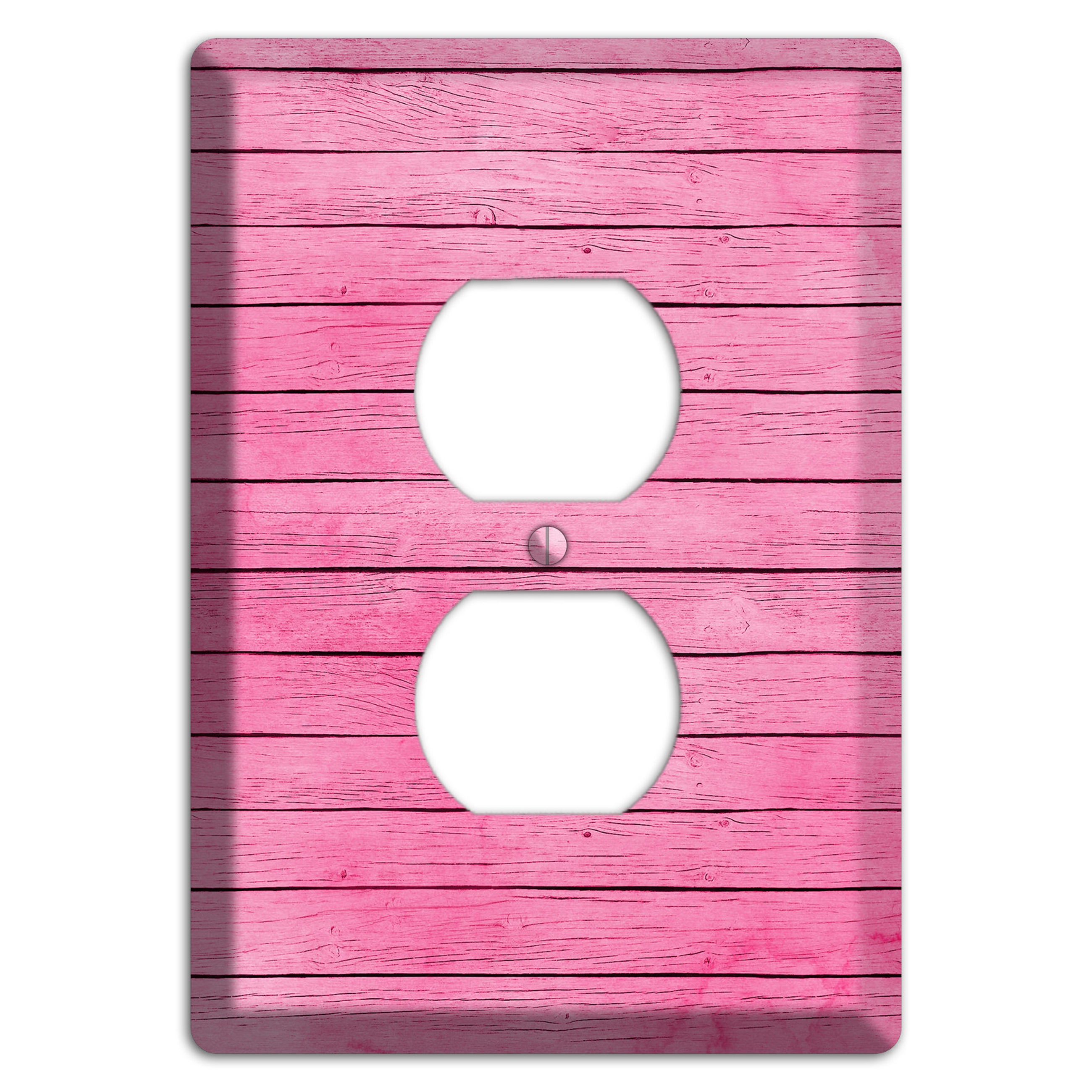 Carissma Pink Texture Duplex Outlet Wallplate