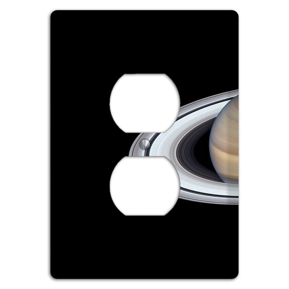 Saturn Duplex Outlet Wallplate