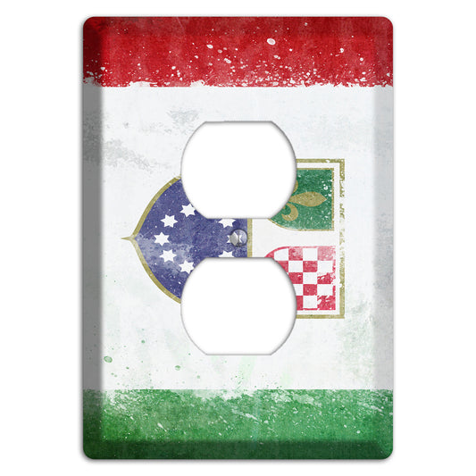 Bosnia and Herzegovina Federation of Cover Plates Duplex Outlet Wallplate