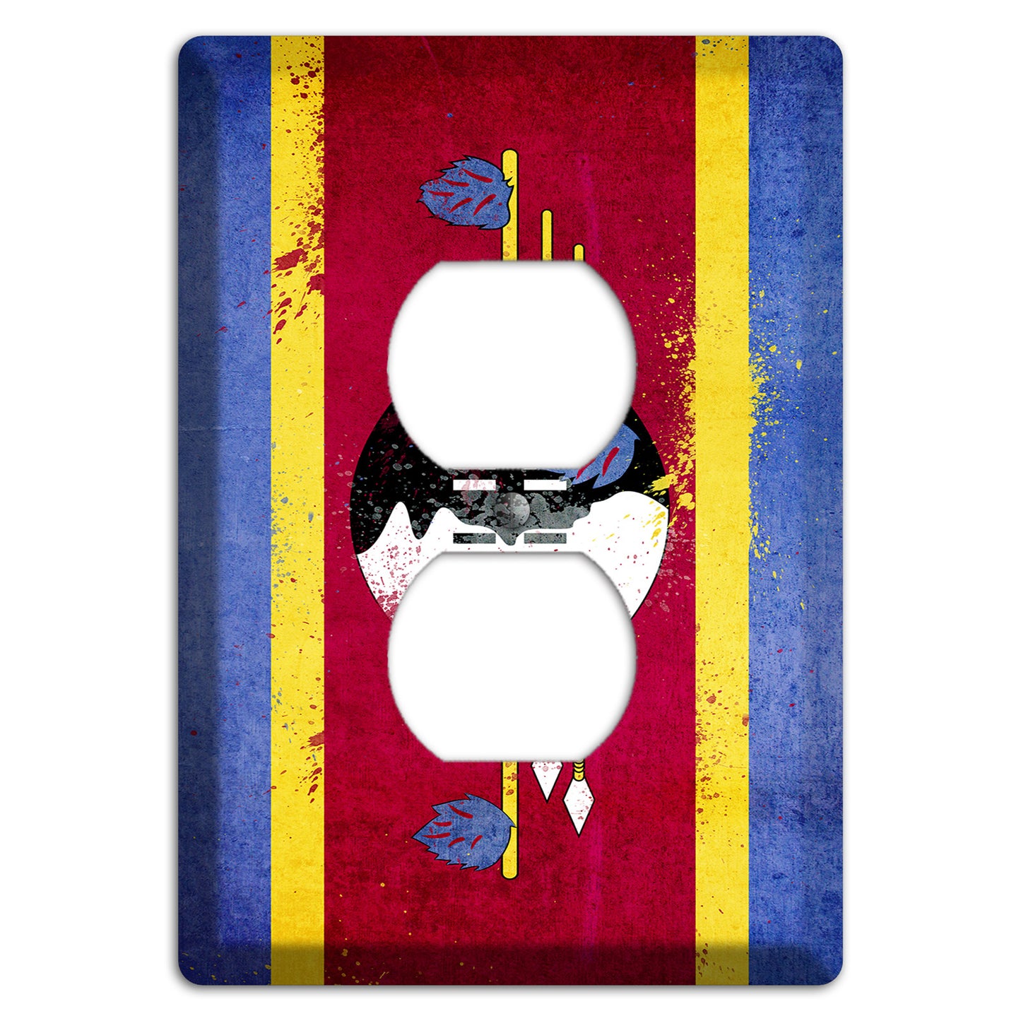 Swaziland Cover Plates Duplex Outlet Wallplate