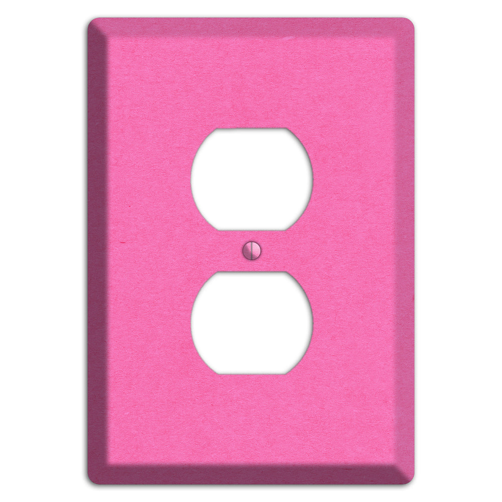 Persian Pink Kraft Duplex Outlet Wallplate