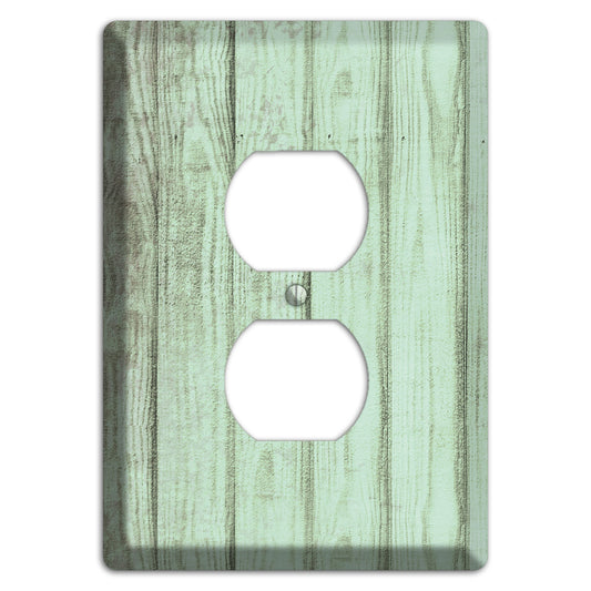 Norway Weathered Wood Duplex Outlet Wallplate