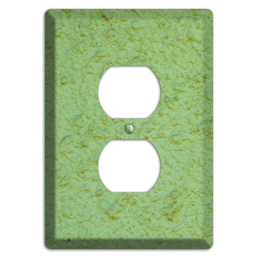 Green Concrete Duplex Outlet Wallplate