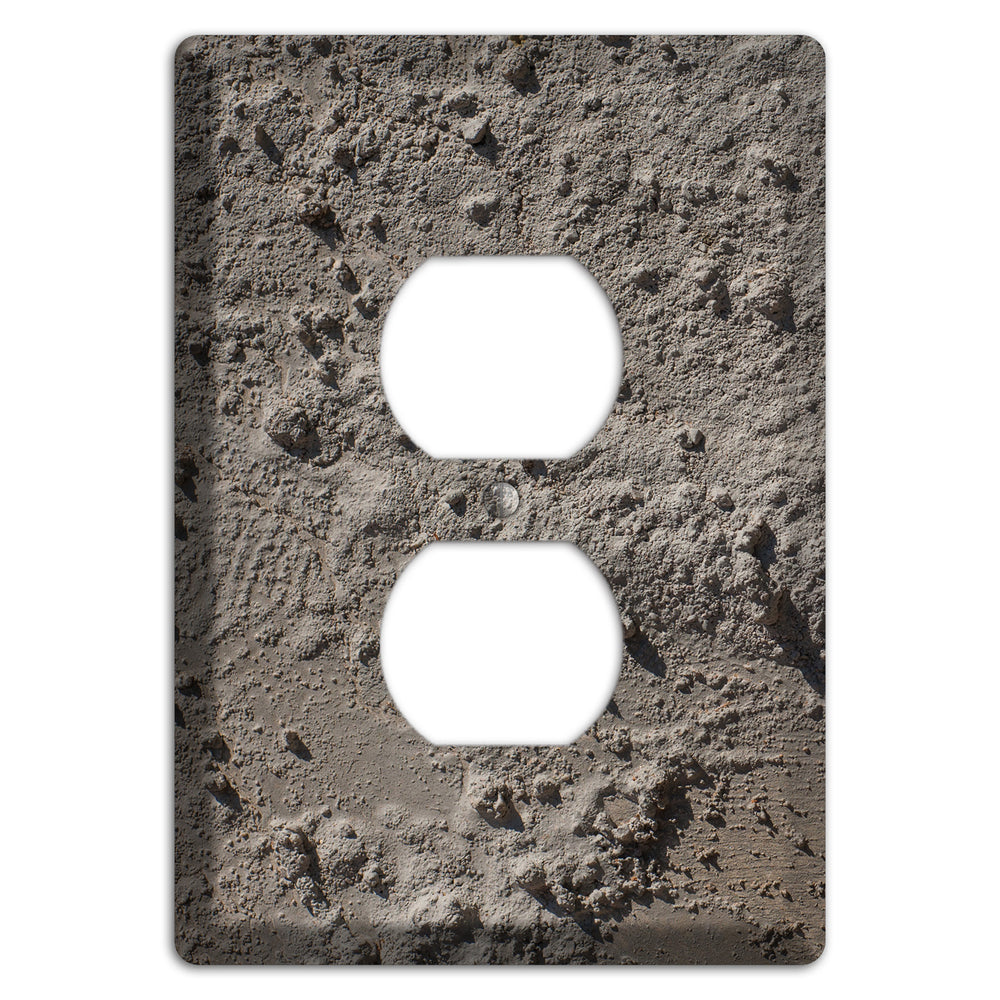 Plaster 3 Duplex Outlet Wallplate