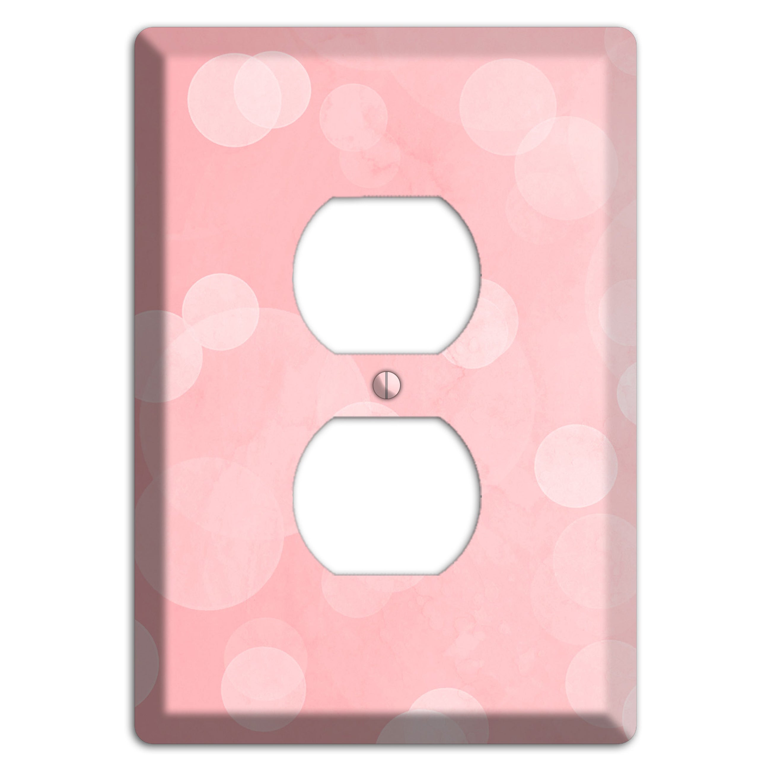 Supernova Soft Coral Duplex Outlet Wallplate